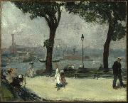 William Glackens East River Park painting